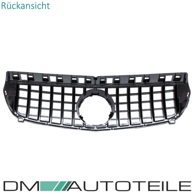 Umbau Sport Panamericana Kühlergrill Schwarz passend für Mercedes W176 Vor Mopf 12-15