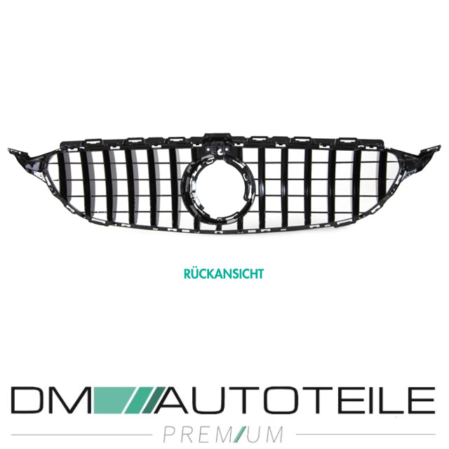 Sport-Panamericana GT Facelift Kühlergrill Chrom passt für Mercedes C-Klasse W205 S205 Mopf ab 2018 +Kamera