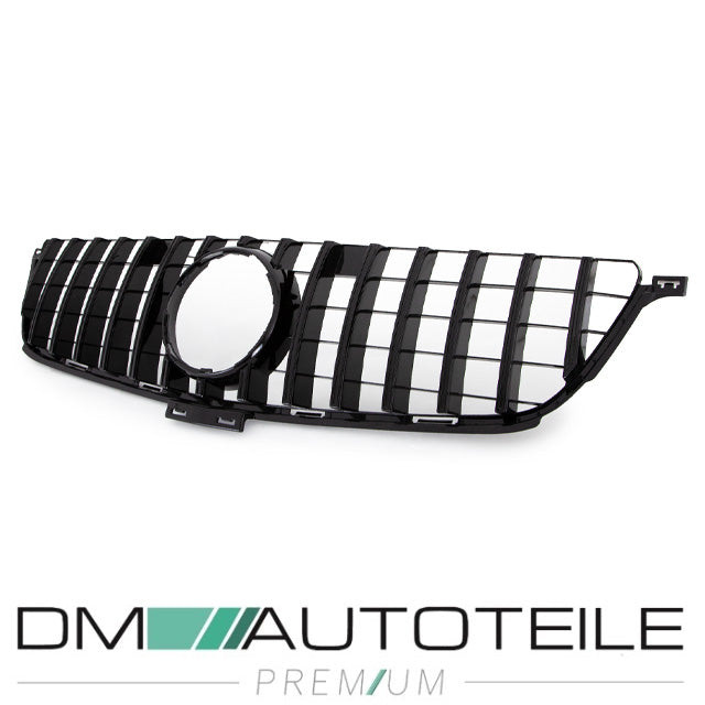 Facelift Sport-Kühlergrill für Panamericana GT Schwarz glanz passt für Mercedes ML-Klasse W166 Bj 11-14