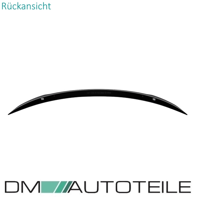 Set Kofferraumspoiler Heckspoiler + 3M Tape Carbon glanz passt für Mercedes A-Klasse W177 auch A35 AMG