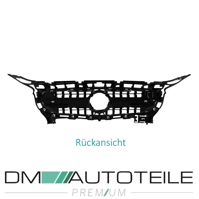Sport-Panamericana Kühlergrill Frontgrill schwarz passt für AMG GT C190 ab 14-17