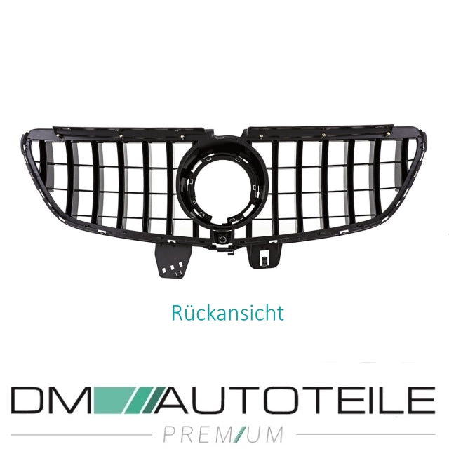 Sport-Kühlergrill für Panamericana GT Schwarz passt für Mercedes V-Klasse W447 ab 2019