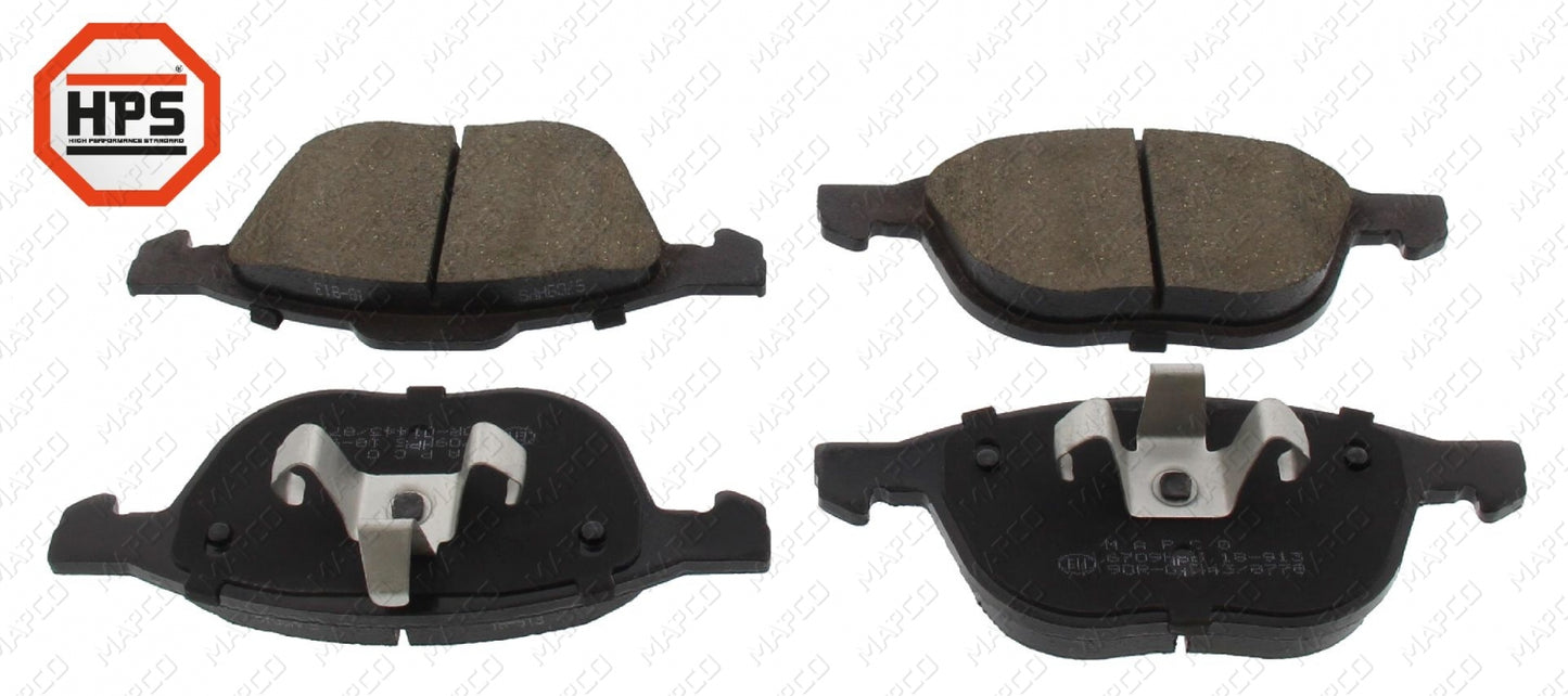 MAPCO Bremsbelagsatz, Scheibenbremse Vorderachse 6709HPS