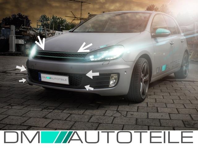 Wabengrill Kühlegrill Sport Grill Gitter Waben passt für VW Golf 6 GTI GTD Umbau