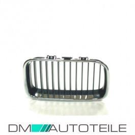 Grill vorne links Schwarz+chromrand passend für BMW E36 Bj 96-99 alle Modelle