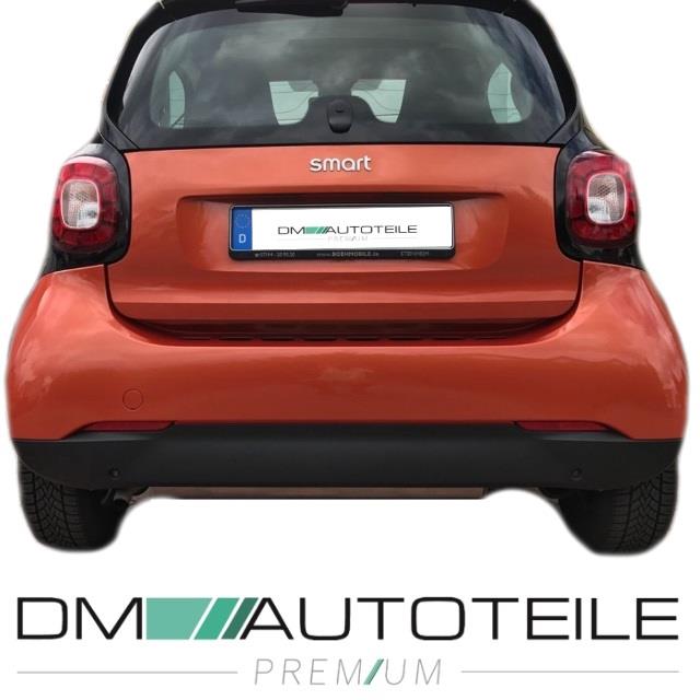 Smart Fortwo 453 Bj. 14- Spoiler Stoßstange Hinten Schwarz genarbt für 3 PDC-Mod. Serie