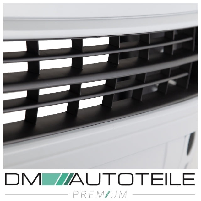 Stoßstange vorne grundiert+Gitter passt für VW Transporter T5 Facelift 09-15