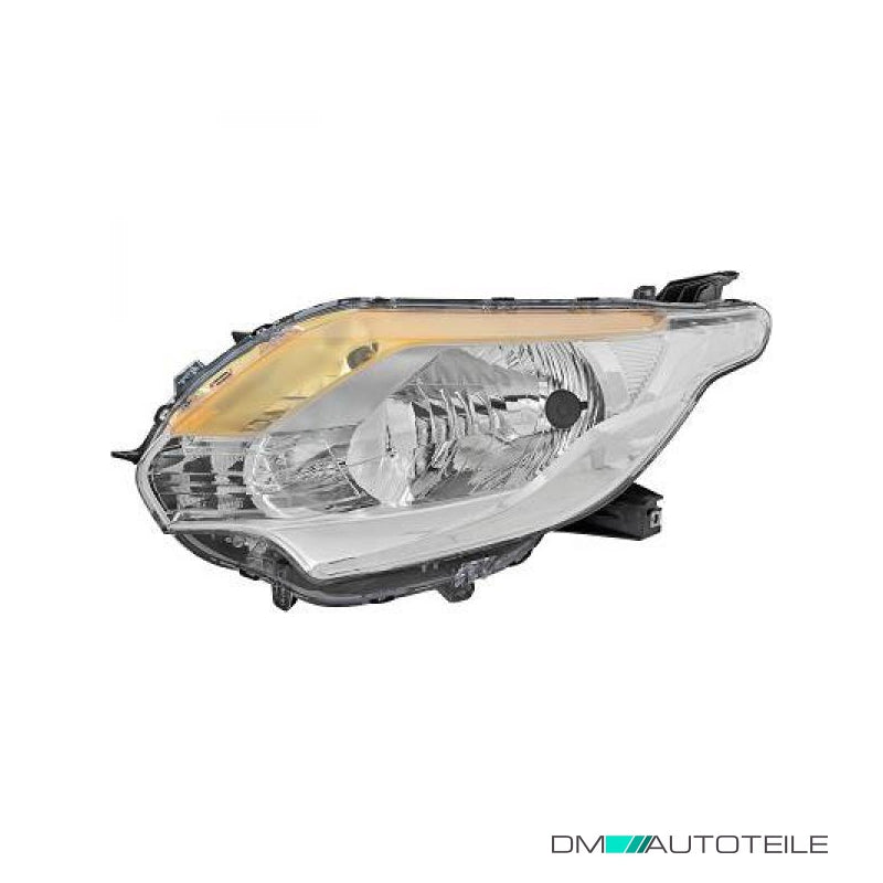 Scheinwerfer chrom H4 links passt für Mitsubishi L200 (KJ) ab Baujahr 2015