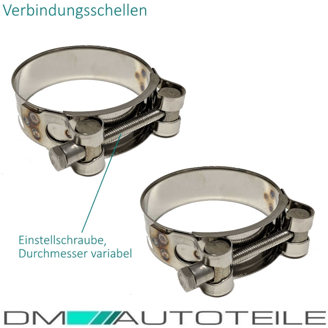 Set Audi A6 C7 4G Limousine Blenden Auspuffeinlass für RS6 Anlage 12-15