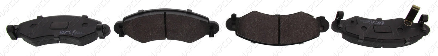MAPCO Bremsbelagsatz, Scheibenbremse Vorderachse 6552