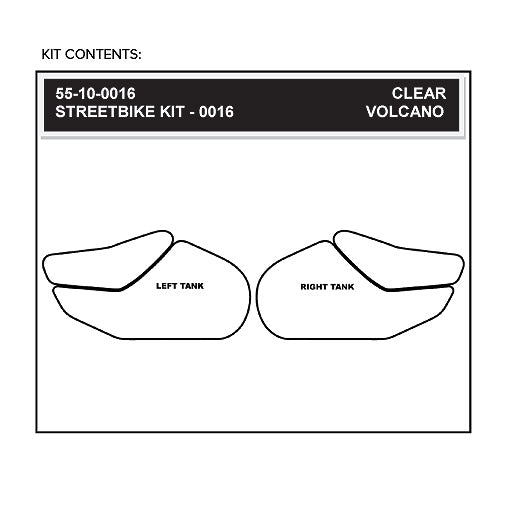 Stomgrip Traktionspad Streetbikes Klar Honda CBR1000 RR Bj. 04-07