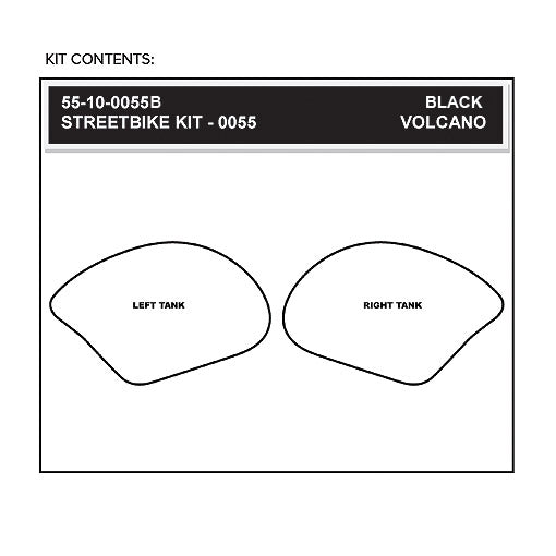 Stomgrip Traktionspad Streetbikes Schwarz Suzuki GSX1300 R Hayabusa Bj. 00-20