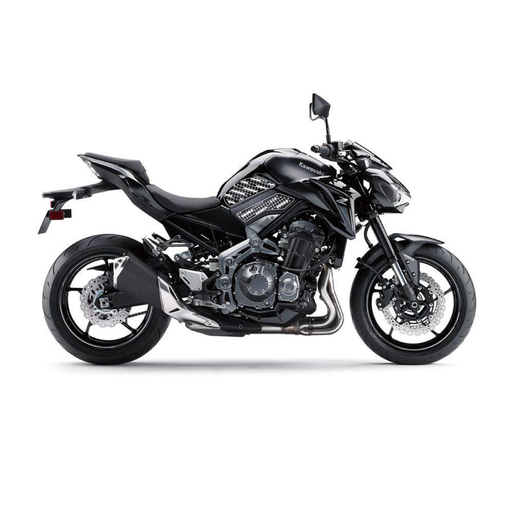Stomgrip Traktionspad Streetbikes Schwarz Kawasaki Z900 Bj. 17-22