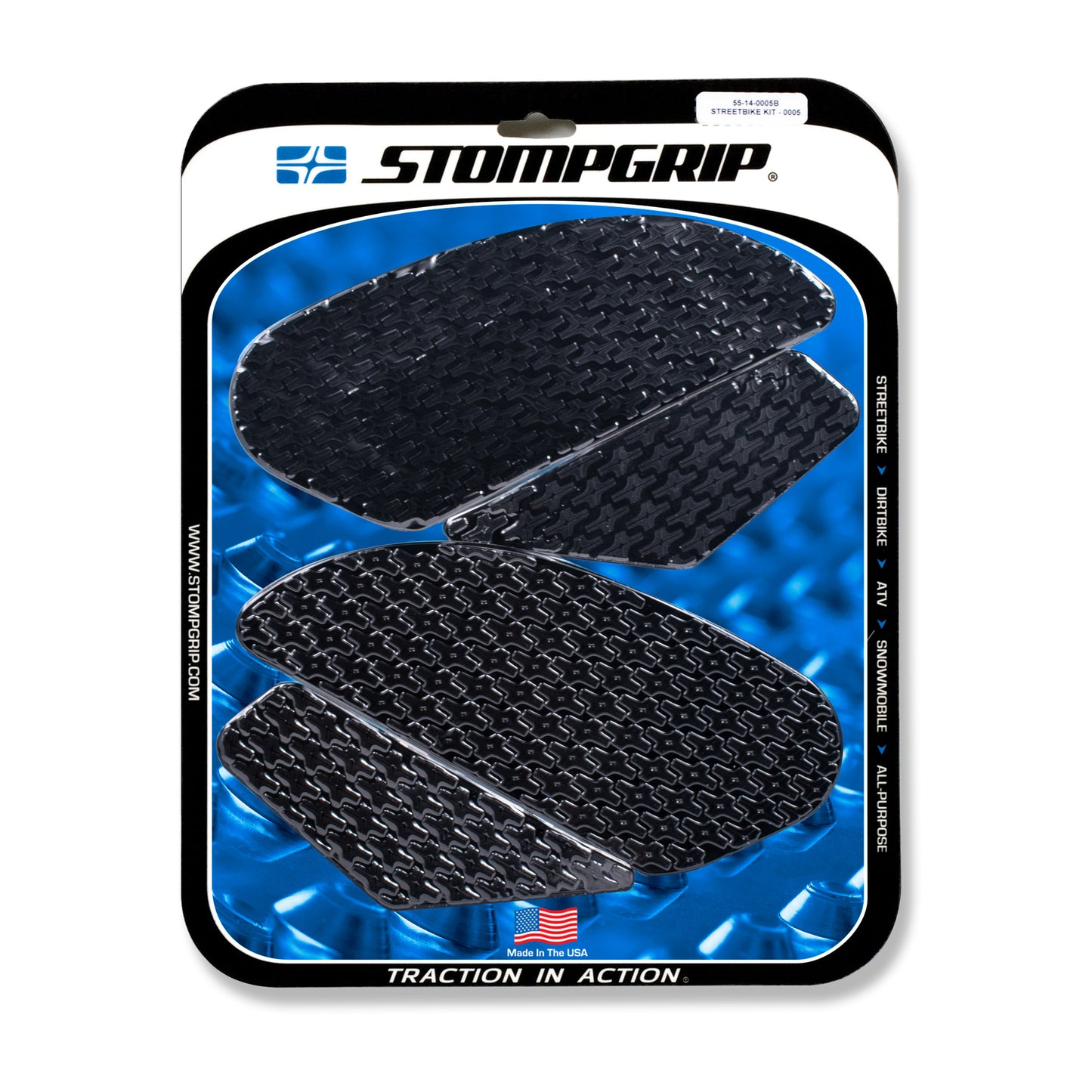 Stomgrip Traktionspad Streetbikes Schwarz Yamaha YZF-R6 Bj. 06-07