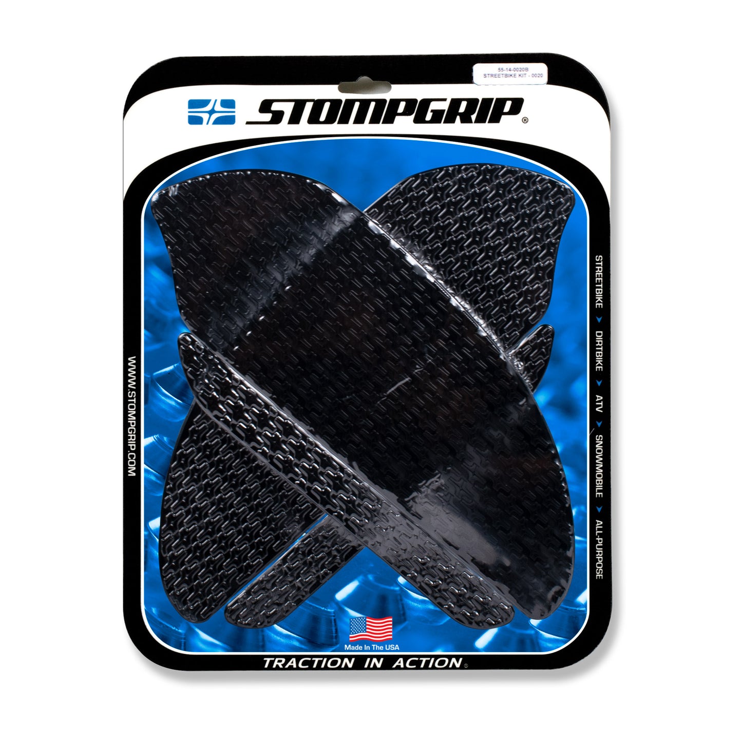 Stomgrip Traktionspad Streetbikes Schwarz Honda CBR600 RR Bj. 07-12