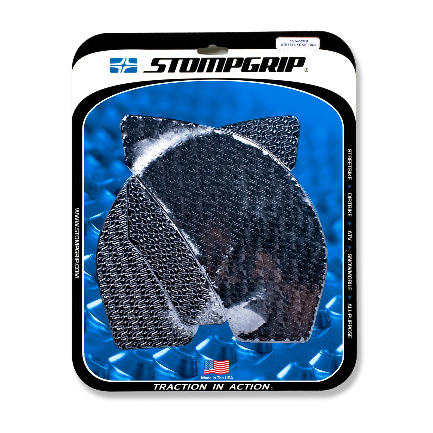 Stomgrip Traktionspad Streetbikes Schwarz Kawasaki Ninja ZX-6R Bj. 09-22