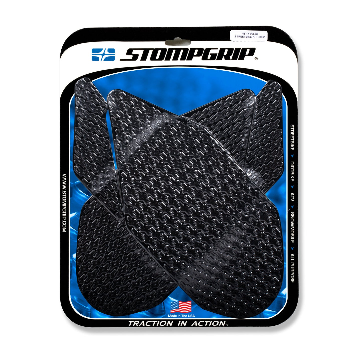 Stomgrip Traktionspad Streetbikes Schwarz Suzuki GSX-R 1000 Bj. 07-08