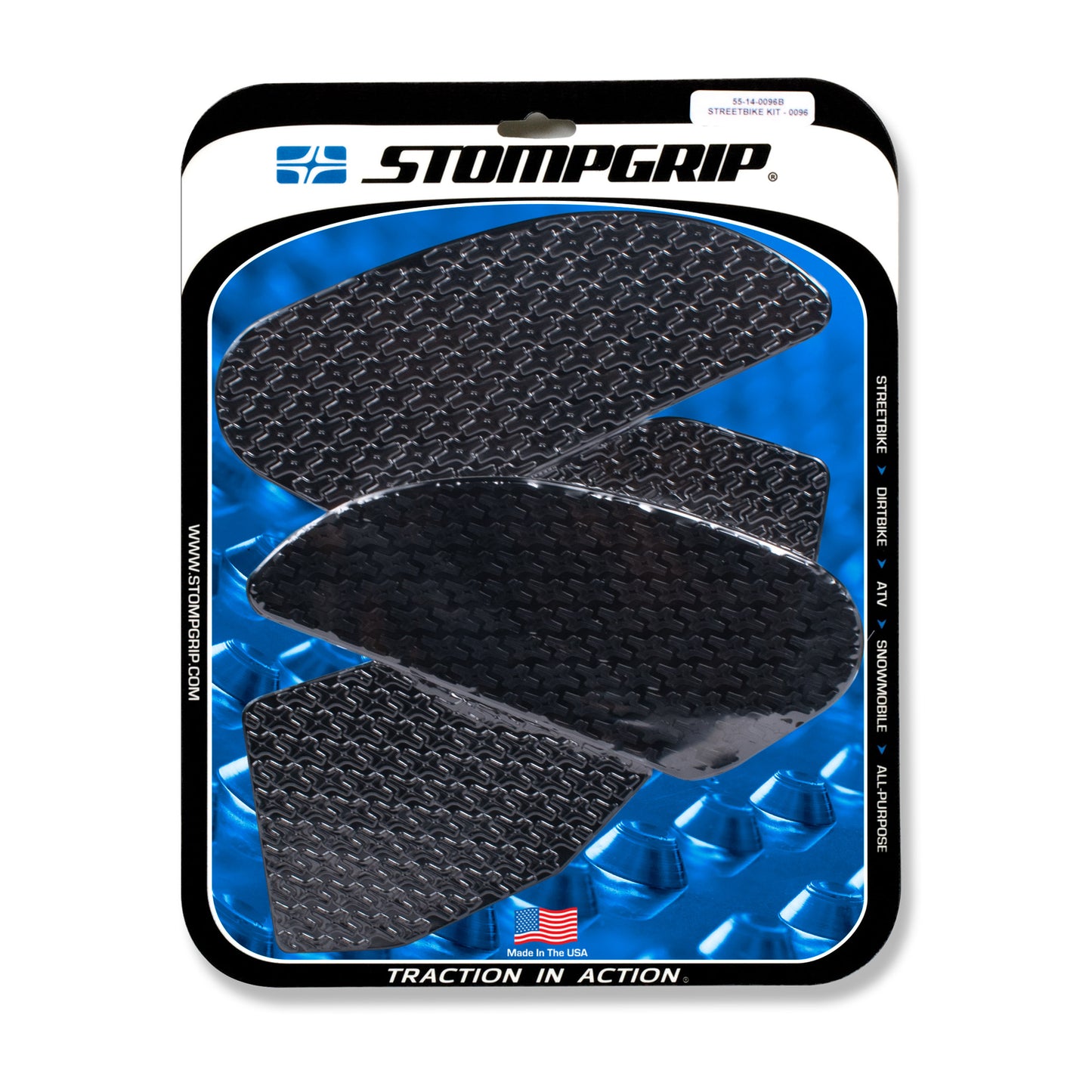 Stomgrip Traktionspad Streetbikes Schwarz Honda CB250 F Bj. 15-18
