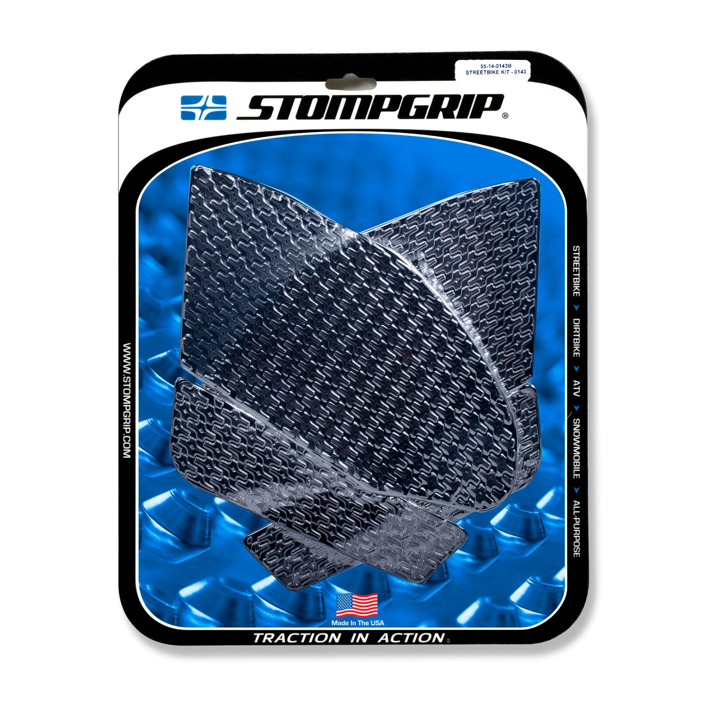 Stomgrip Traktionspad Streetbikes Schwarz Suzuki GSX-R 1000 Bj. 17-22