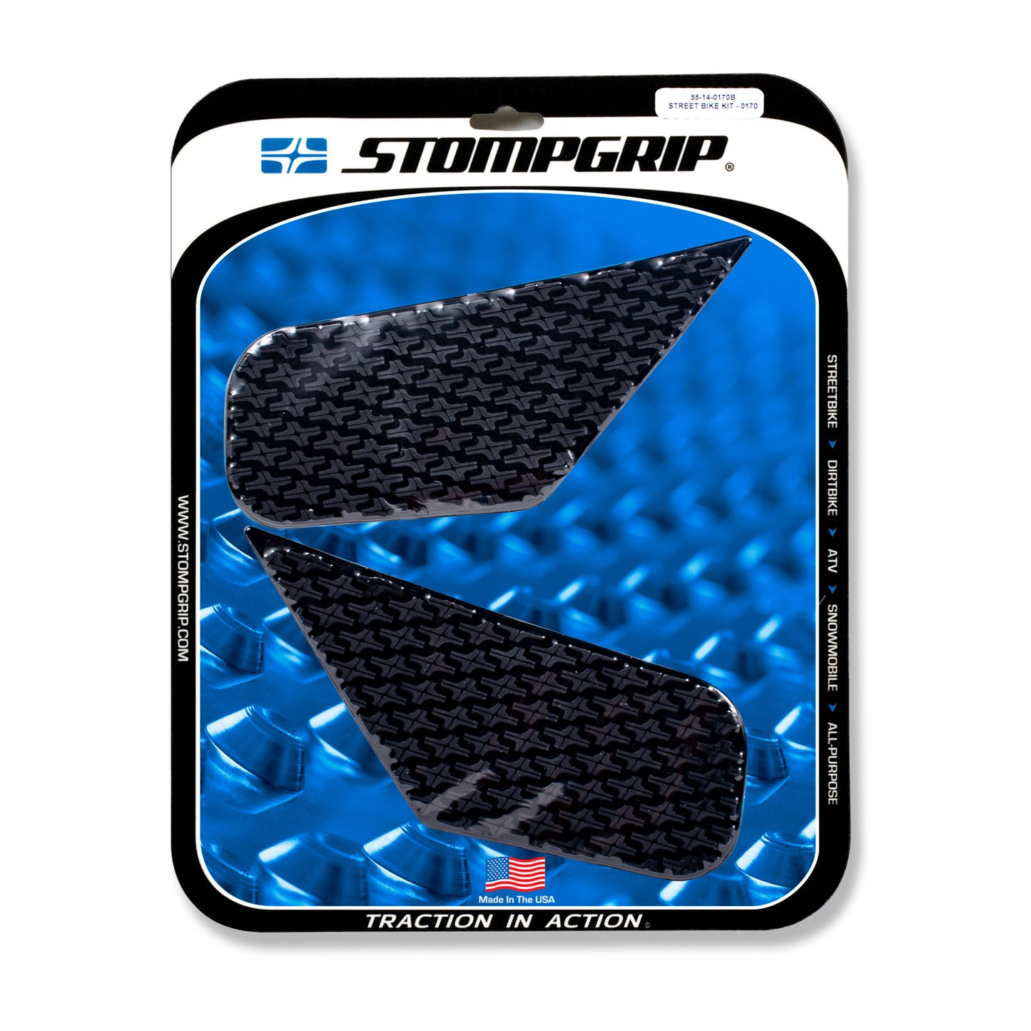 Stomgrip Traktionspad Streetbikes Schwarz Zero S / SR Bj. 13-20