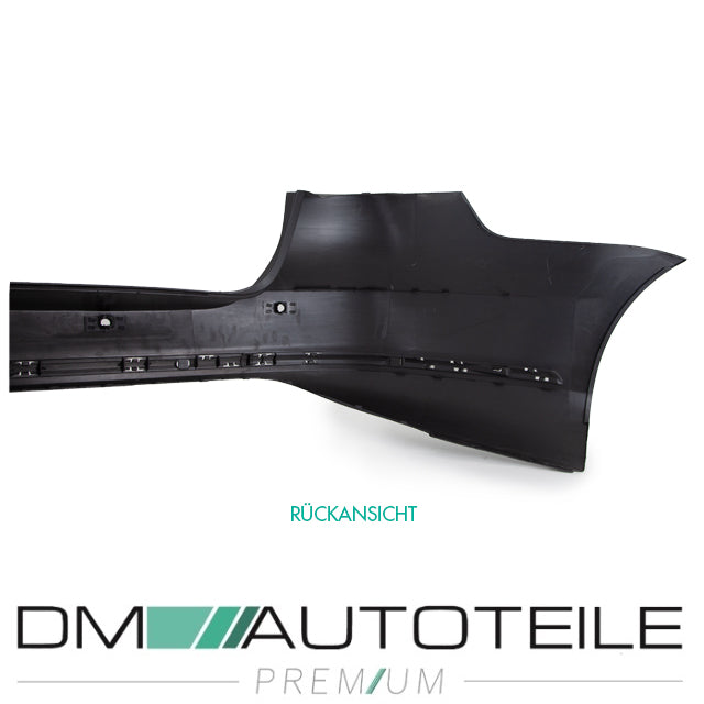 Stoßstange hinten grundiert 4x PDC + Chromleisten Set 3-teilig passt für VW Passat Variant ab 2011-2014