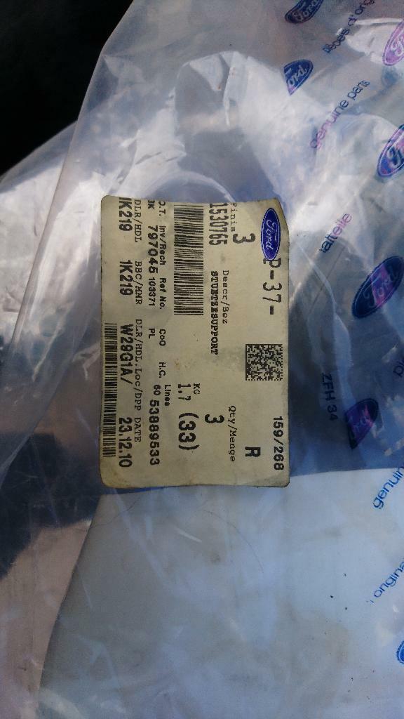 Ford Fiesta Aufpralldämpfer hinten Original Neu