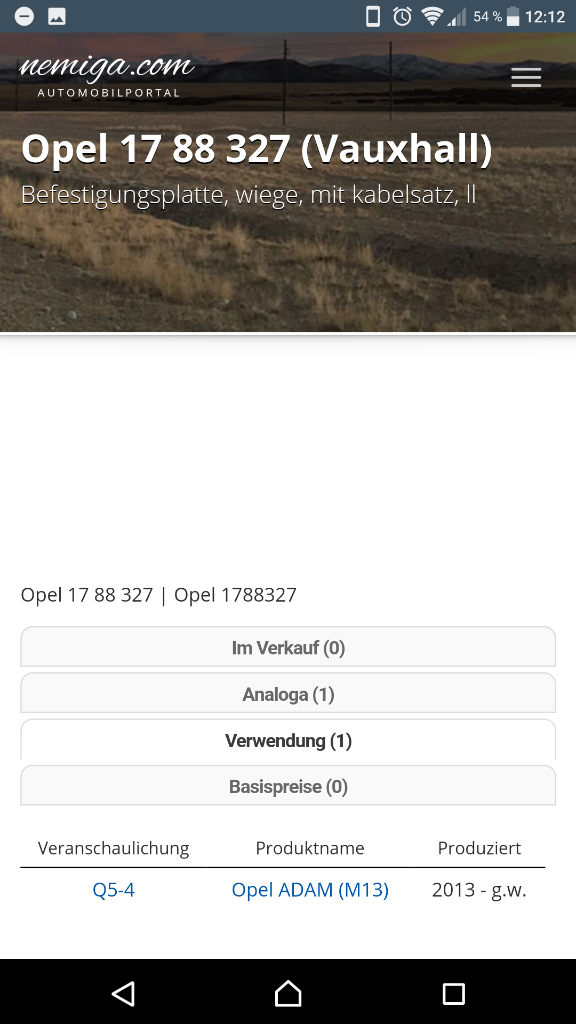 Opel Adam Freisprecheinrichtung neu original gm