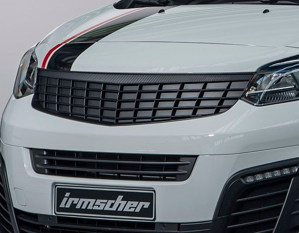 Irmscher Vivaro C Foliendekor Motorhaube (weiße Flotte)