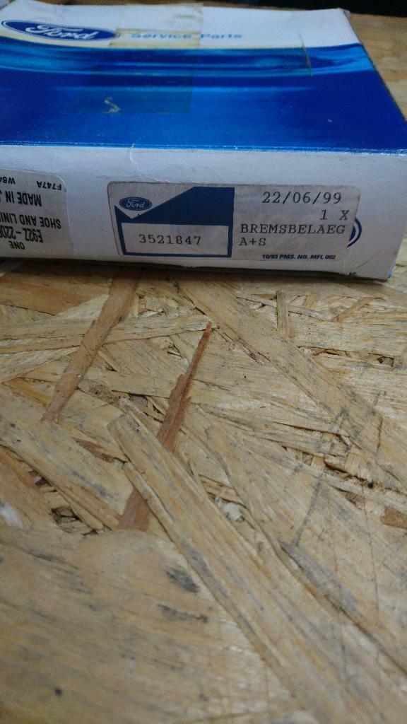 Ford Probe Bremsbeläge hinten neu original Ford