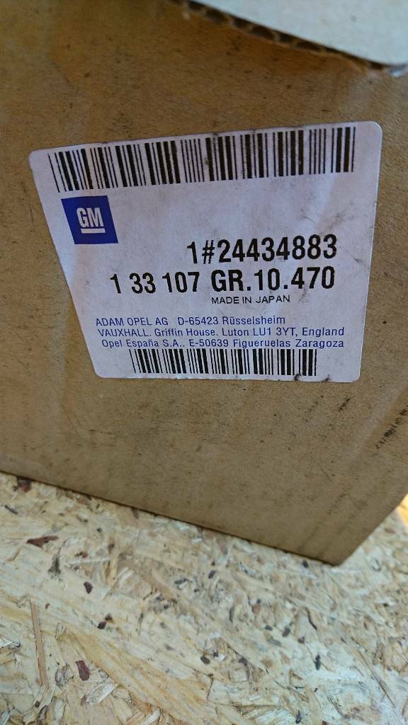 Corsa C Meriva A Türschloss vorne rechts neu original GM