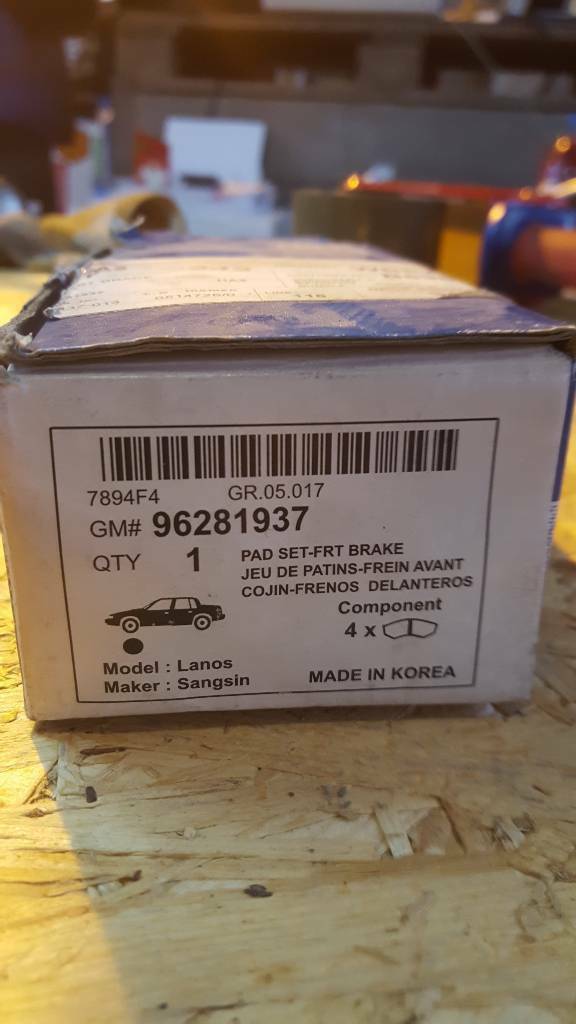 DAEWOO Bremsbeläge neu original gm