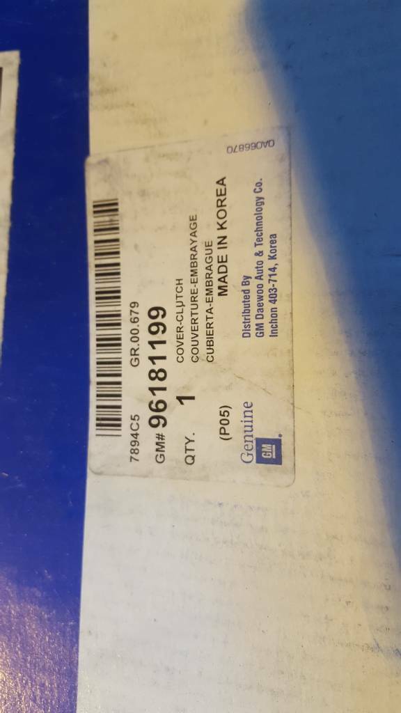 GM Kupplungsdruckplatte neu original GM