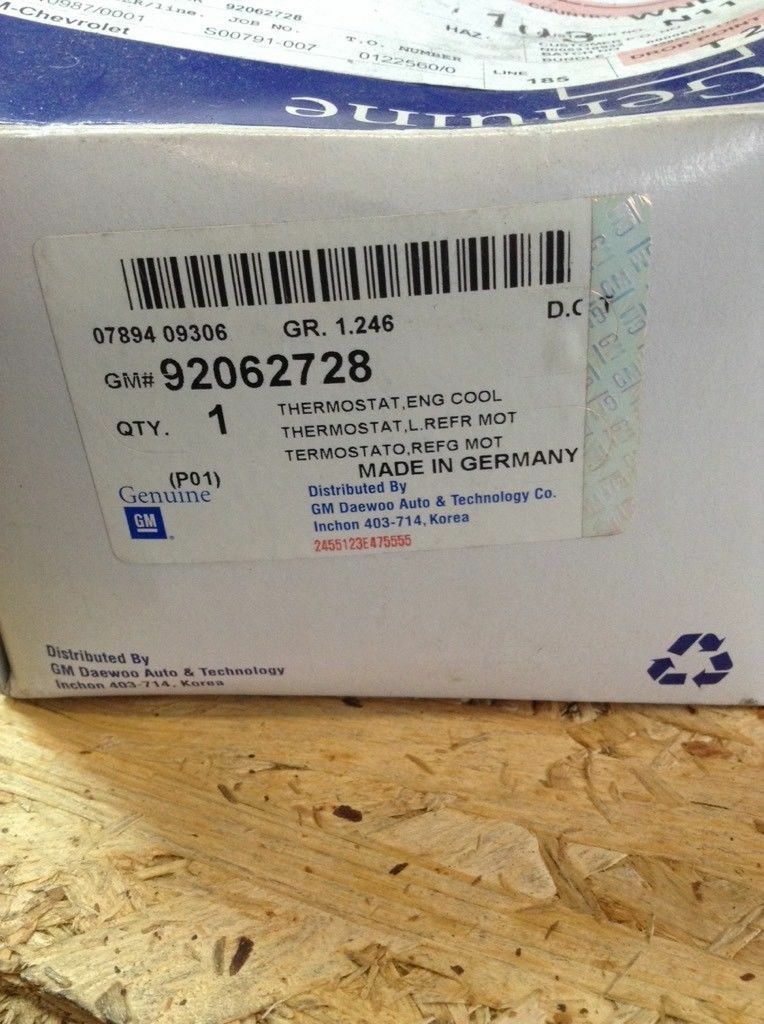 Chevrolet Epica Thermostat neu Original GM