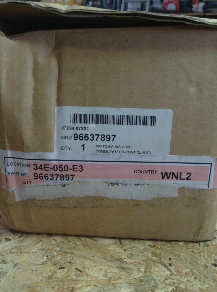 Daewoo Epica Bedienteil Heizung Klima neu Original GM