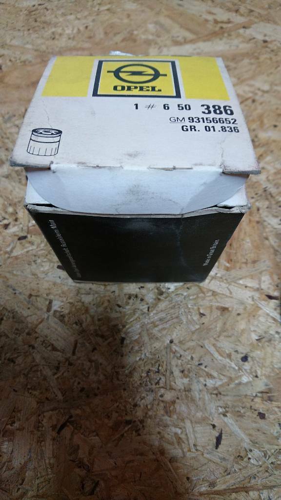 Ascona c Ölfilter neu original gm 650386