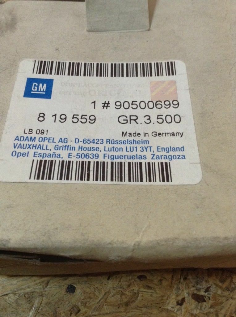 Opel Astra G Zafira A Vectra B Zahnrad Einspritzpumpe neu original GM