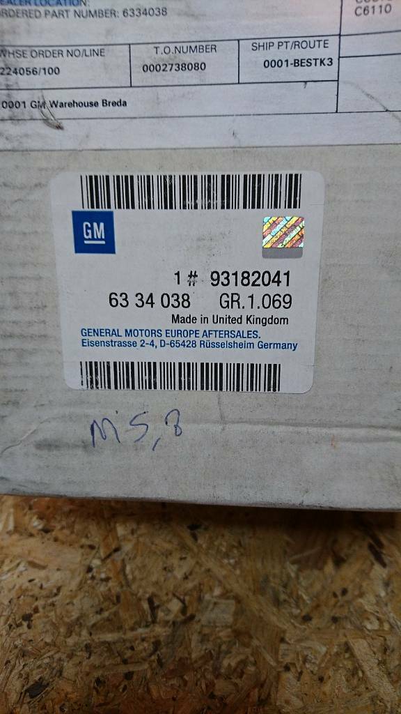 Opel Astra F Wasserpumpe neu original GM
