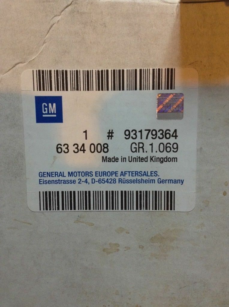 Opel Vectra B Vectra A Tigra A Wasserpumpe neu Original GM