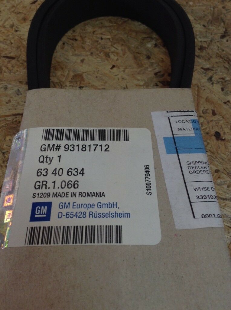 Opel Corsa B Tigra A Keilriemen Lichtmaschiene neu original GM