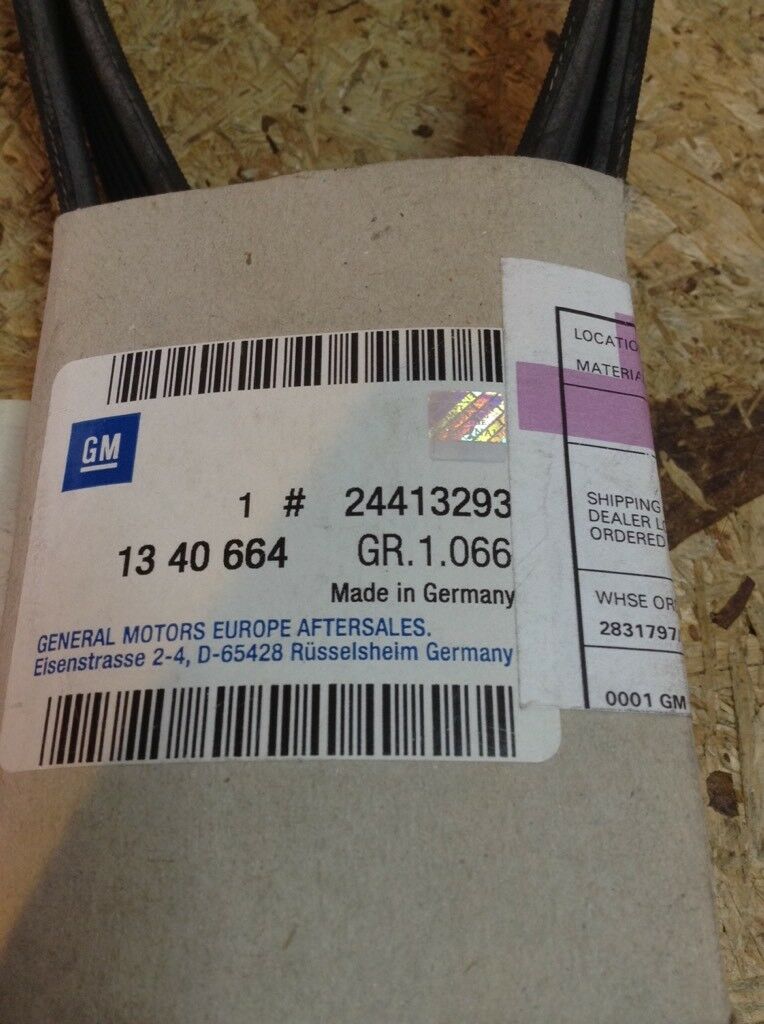 Opel Vectra B Keilriemen Lichtmaschiene neu Original GM