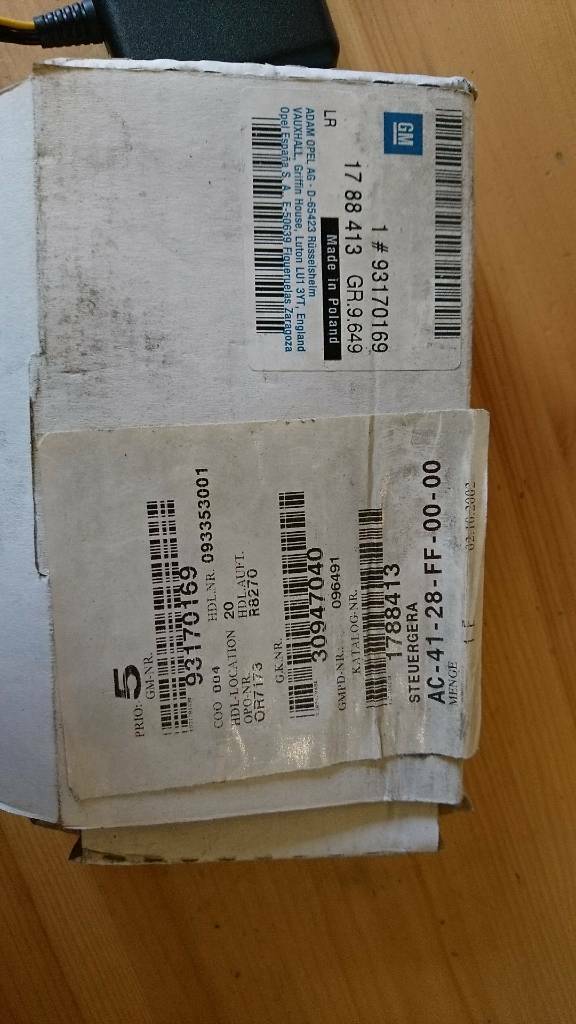 Vectra B Omega B Frontera B Steuergerät Lautsprecher neu GM