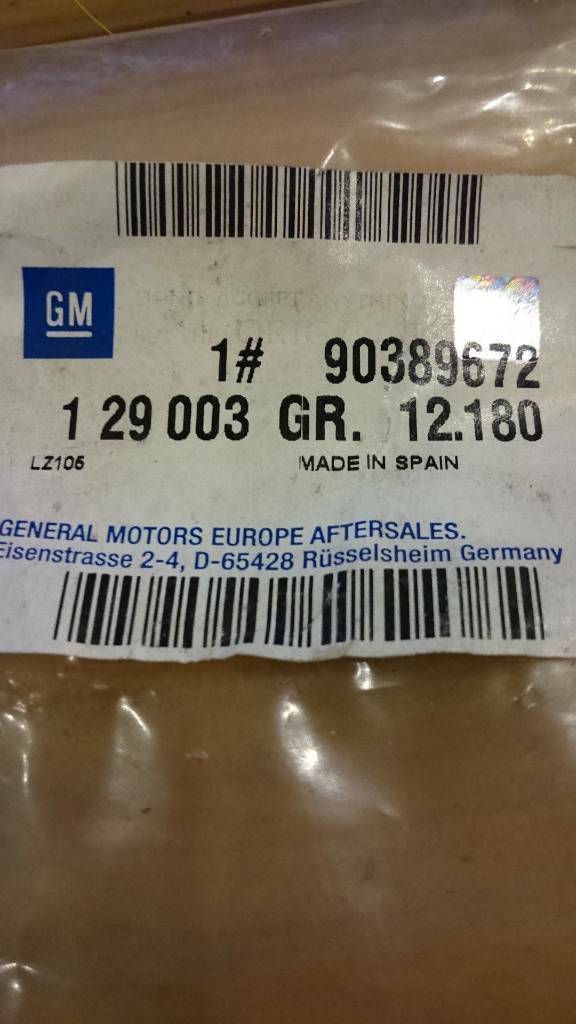 Corsa B Tigra A Zierleiste Heckscheibe neu original GM