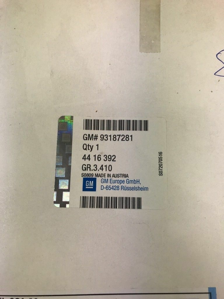 Original GM Opel Movano Luftfilter *NEU*