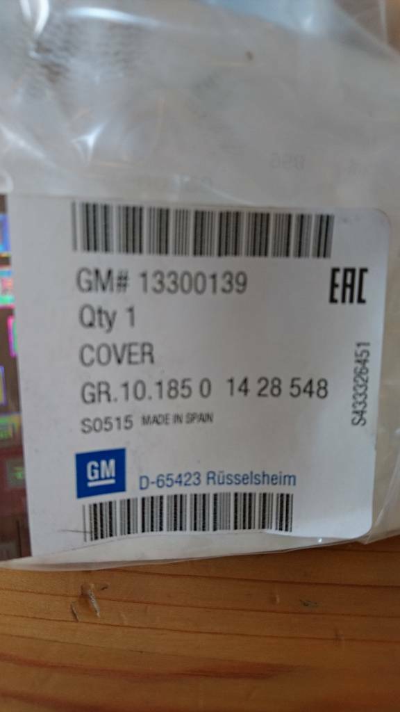 Opel Zafira C Spiegelgehäuse Abdeckung links neu original GM