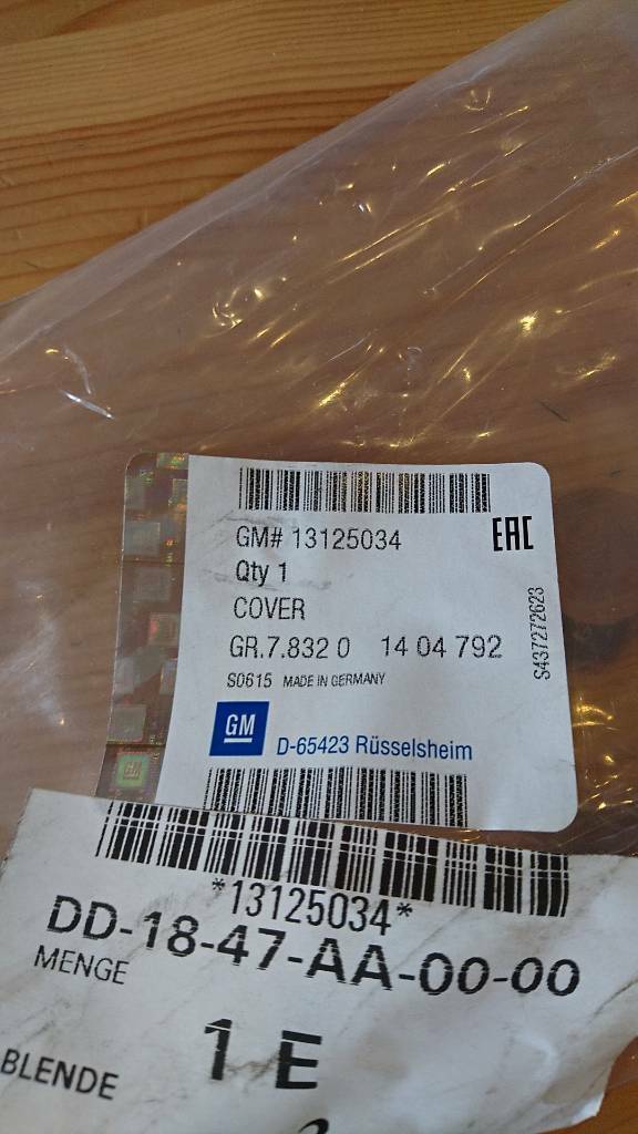 Opel Zafira B Stoßstangen Blende hinten rechts neu original GM