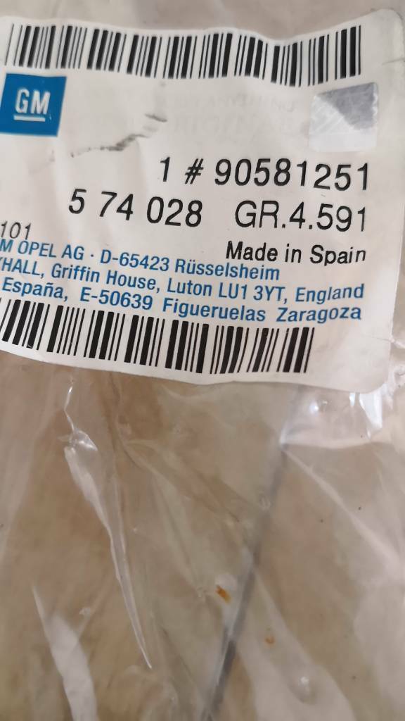 Opel Astra G Zafira A Hebel Handbremse mit Schalter Neu Original GM