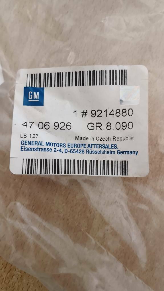 Opel Agila A Dichtung Motorhaube Neu Original GM