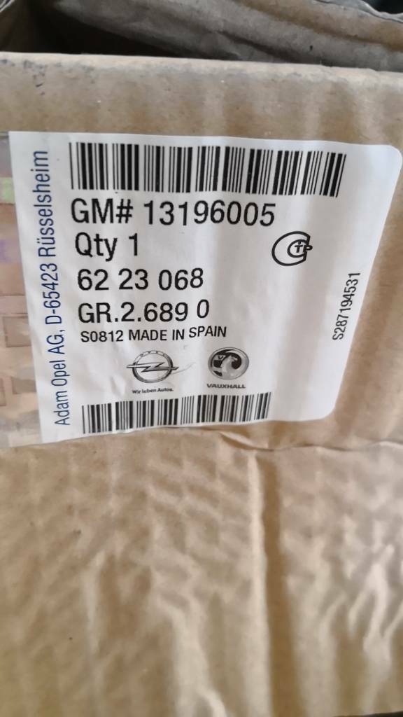 Opel Meriva A Nebelschlussleuchte Links Neu Original GM