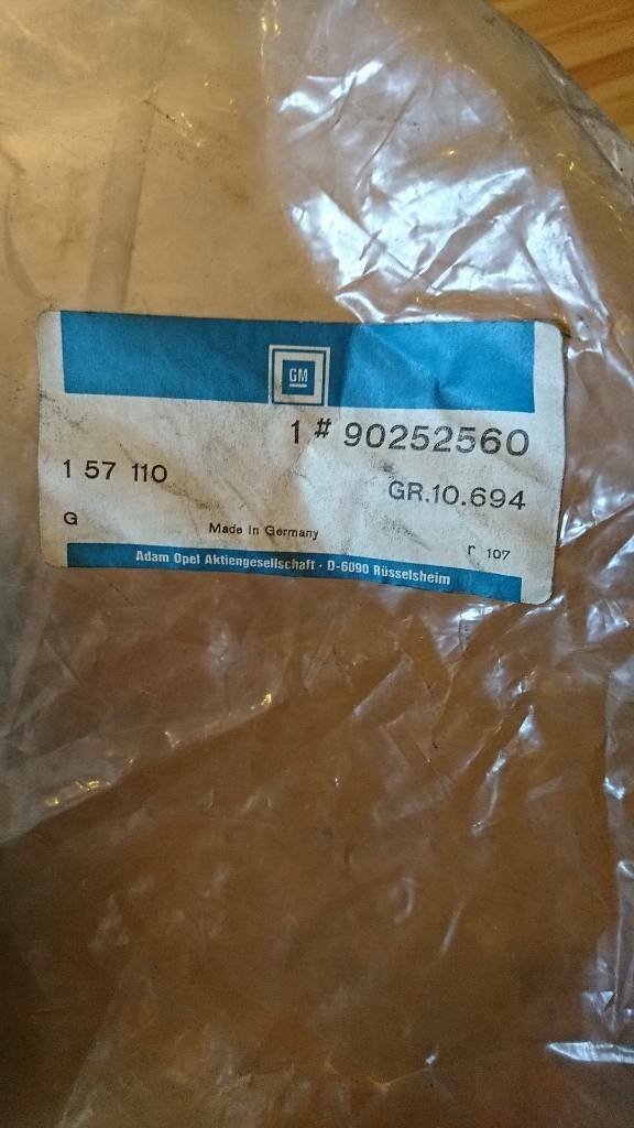 Opel Omega A Senator B Türdichtung hinten neu original GM