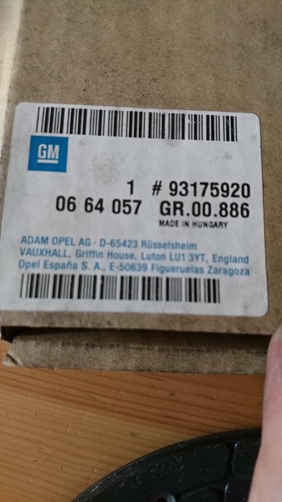 Corsa C D Kupplungsscheibe neu original GM